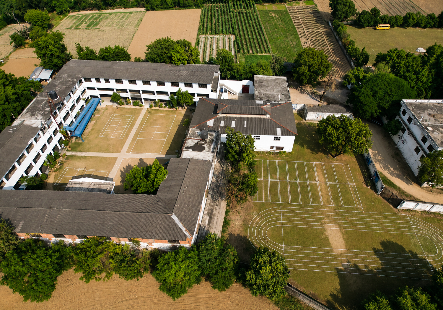 SDSN campus aerial view